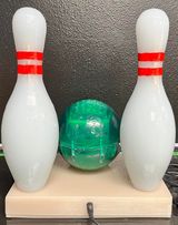 back of bowling ball and ins on lane computer
